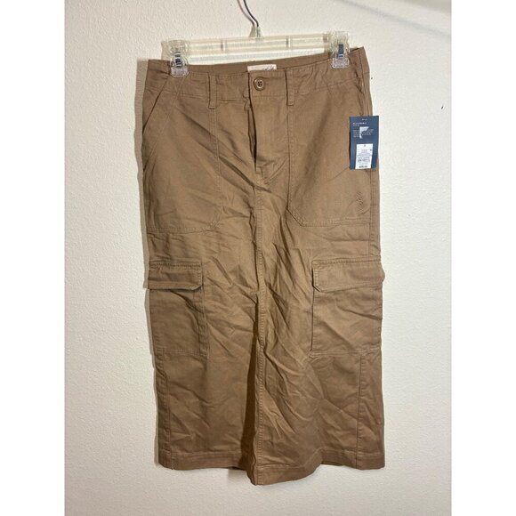 Universal Thread Dresses & Skirts - NWT Universal Thread Khaki Skirt Maxi Pencil Retro Y2K Cargo Beige Size 2
